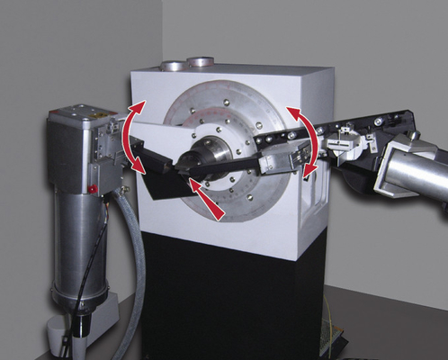 180mm のスキャンの半径、120°/Min 速度、15 - 60kv X 線の粉の回折計、XD-3